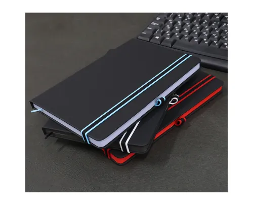 Ежедневник A5 недатированный Sir Lewis в твёрдом переплёте, голубой кант Ежедневник A5 недатированный Sir Lewis в твёрдом переплёте, голубой кант