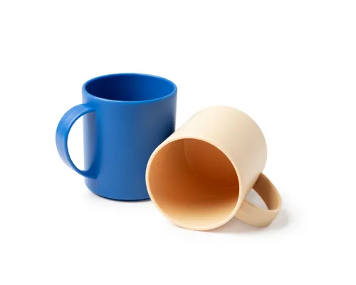 Пластиковая кружка LINO, бежевый