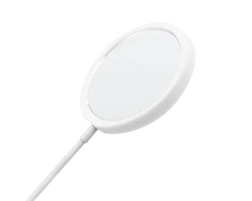 Беспроводное магнитное зарядное устройство Fomax 15W To Go, белый/белый