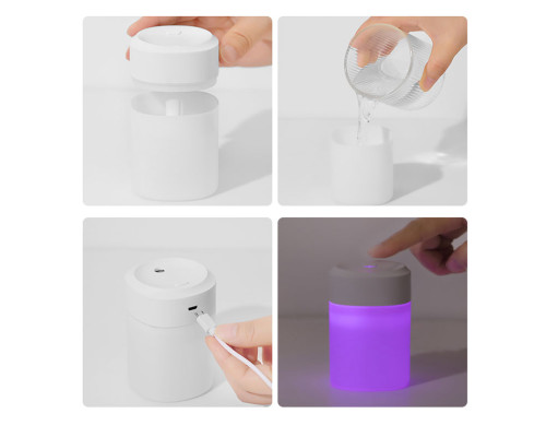 Светодиодный USB увлажнитель Lumi-Humi, белый Светодиодный USB увлажнитель Lumi-Humi, белый