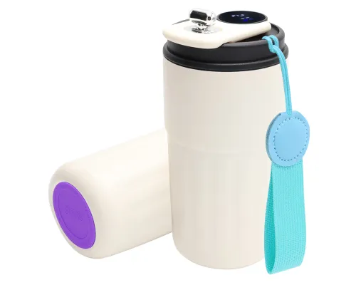 Термокружка Ashly To Go, белая/бирюзовая/фиолетовая