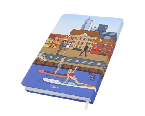 Записная книжка A5 Dziuna Немига в клетку 15 x 21 см