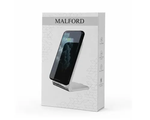 Беспроводное складное зарядное устройство Malford 15W, черный