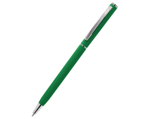 Ручка металлическая Tinny Soft софт-тач, тёмно-зелёная