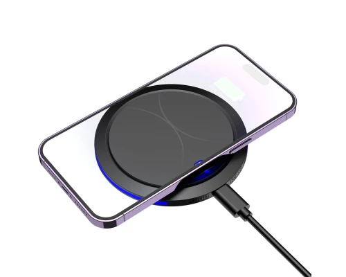 Беспроводное зарядное устройство Pebble 15W, черный