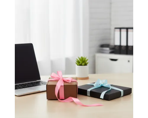 Лента атласная 150 см (ширина 2,5 см), голубой