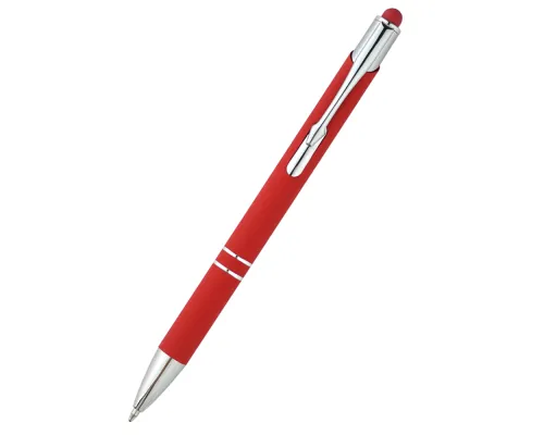 Ручка металлическая Ingrid софт-тач, красная