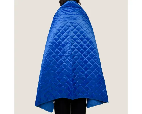 Плед PONCHO, синий