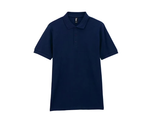 Футболка поло PREMIUM COTTON ADULT DOUBLE PIQUE, МОРСКОЙ СИНИЙ 3XL