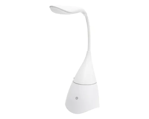 Настольная лампа с колонкой Swanny, белая