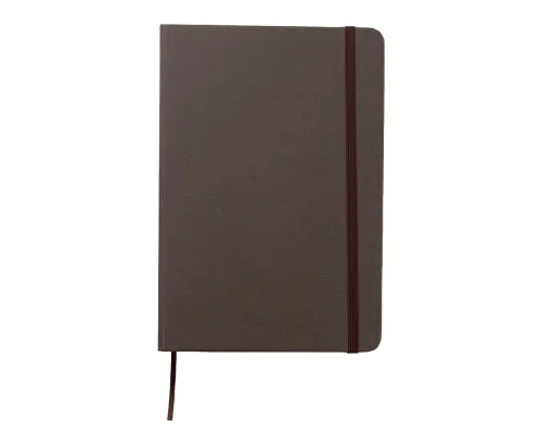 Блокнот из растительного сырья Tutti Frutti в твёрдом переплёте, кофейный