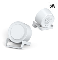 Беспроводная Bluetooth колонка U-Tone c функцией беспроводной зарядки, белый