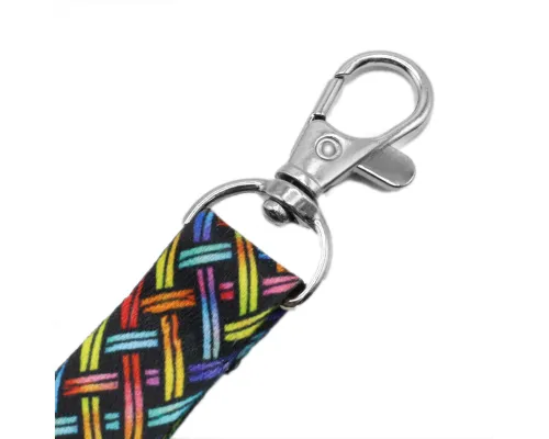 Ланъярд полноцветный Флип с карабином и замком безопасности, 15 мм