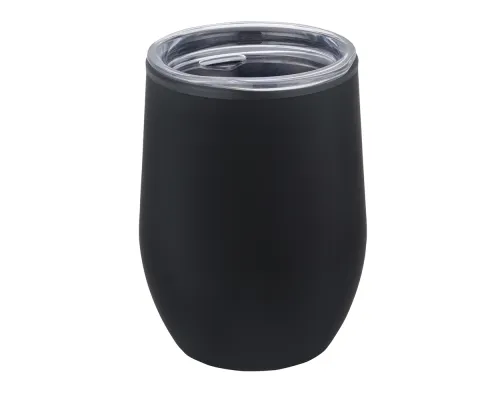 Термокружка Top, черный полуматовый