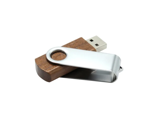 Флешка Twist wood 16 Гб в футляре, wooden color