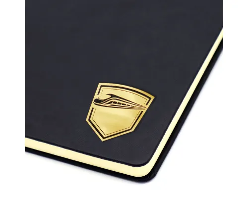 Шильд-наклейка поезд, золото