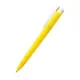 Ручка пластиковая T-pen софт-тач, желтая