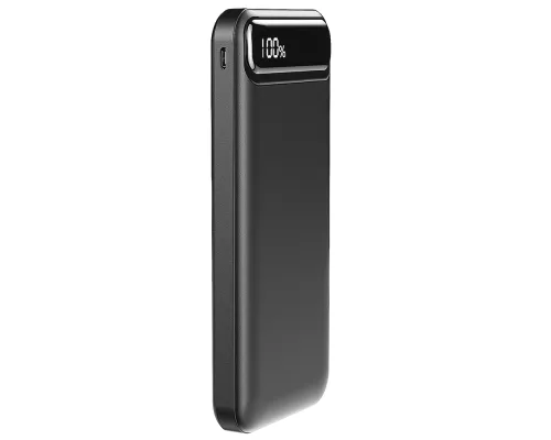 Внешний аккумулятор Groovy 10000 Mah с быстрой зарядкой, черный