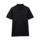 Футболка поло PREMIUM COTTON ADULT DOUBLE PIQUE, ЧЕРНЫЙ S