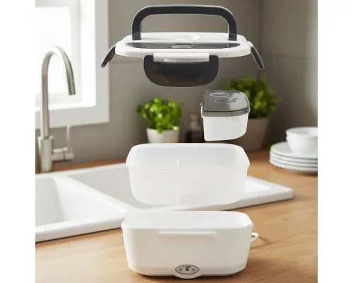 Ланчбокс с подогревом Yummybox, серый