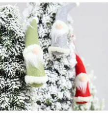 Новогоднее украшение рождественский гном Гехайм (1шт), зеленый