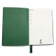 Ежедневник A5 недатированный Efemero в мягком переплёте, черный/тёмно-зеленый