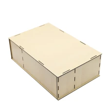 Подарочная коробка ламинированная из HDF 36,3*23,4*12,5 см ( 3 отделения)