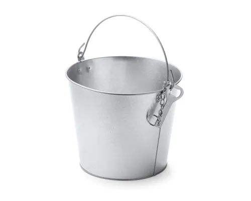 Металлическое ведро QUINTO, Серебро