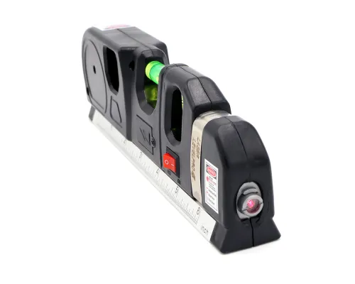 Лазерный уровень Кёльн с рулеткой 3,0 м, черный