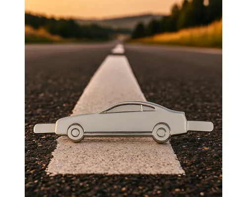 Шильд металлический - машина