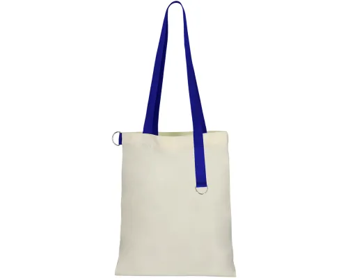 Сумка для покупок White GLOW 325 г/м², синяя
