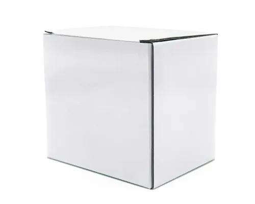 Коробка глянцевая для кружки Make me, белая