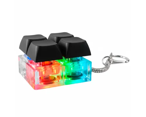 Брелок Press Anti Stress с LED подсветкой (фонарик), черный