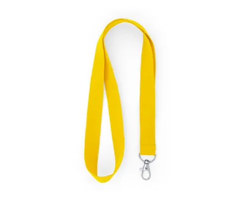 Ланъярд из полиэстера HOST, Желтый