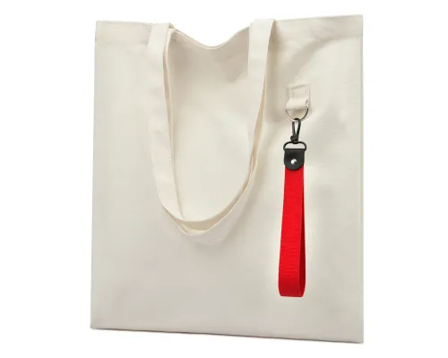 Сумка для покупок LUMISSA 325 г/м² с ремувкой, натуральный/красный