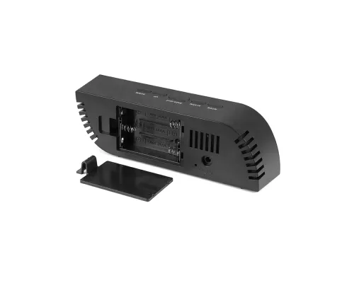 Часы-метеостанция Rumax, черные