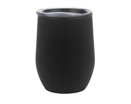 Термокружка Top, черный полуматовый