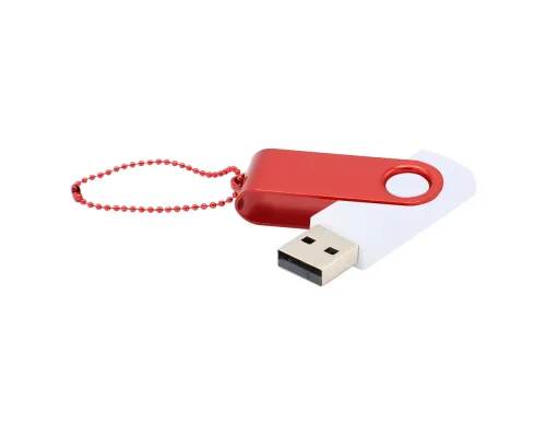 Флешка Designer To Go 2.0 USB 16Gb, белый/красный Флешка Designer To Go 2.0 USB 16Gb, белый/красный