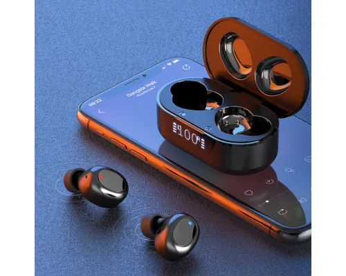 Наушники беспроводные Bluetooth Gubber TW16, черные Наушники беспроводные Bluetooth Gubber TW16, черные