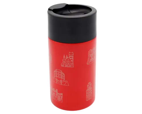 Вакуумная герметичная термокружка Kelly, красная