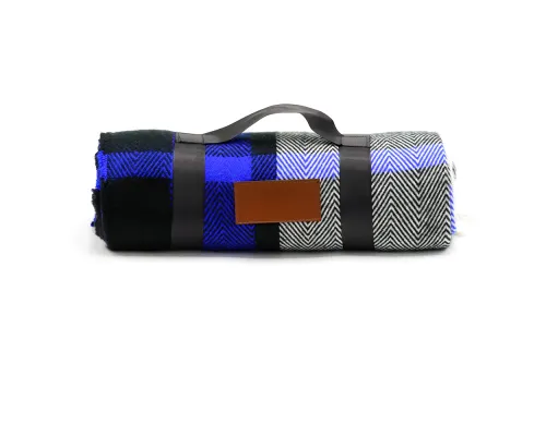 Плед акриловый Glama, синий