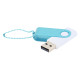 Флешка Designer To Go 2.0 USB 16Gb, белый/голубой