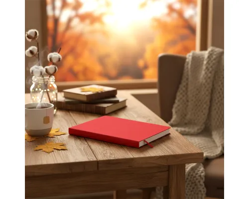 Ежедневник A5 недатированный Stefano в мягком переплёте, красный