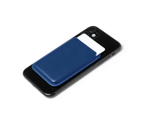 Магнитный держатель карт на телефоне WASAT, синий