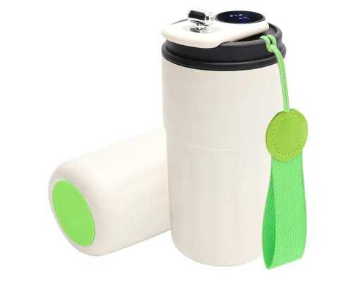 Термокружка Ashly To Go, белая/светло- зеленая