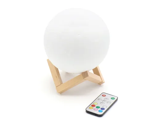 Беспроводная колонка-светильник Moonlight, белая