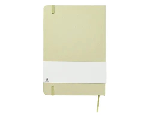 Блокнот из растительного сырья Tutti Frutti в твёрдом переплёте, киви