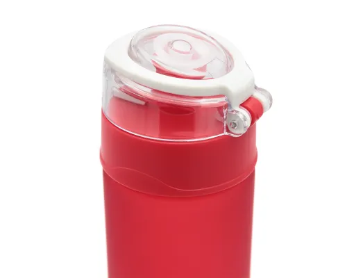 Пластиковая бутылка Narada Soft-touch, красная