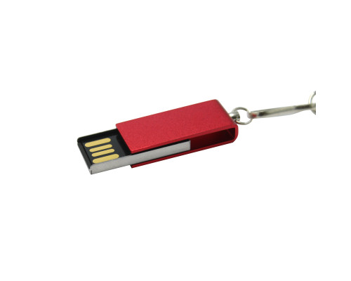 Флешка Slim 16 Гб, металл, красная Флешка Slim 16 Гб, металл, красная