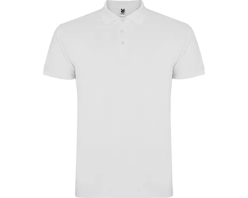 Футболка поло детская STAR БЕЛЫЙ, 1/2